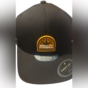 NWT Scotty Cameron Gallery Rubber Patch Crown Trucker Hat Black  🔥🔥 Golf